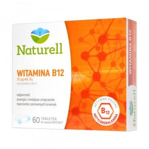 Naturell Witamina B12, 10 µg, tabletki do ssania, 60 szt. - zdjęcie produktu
