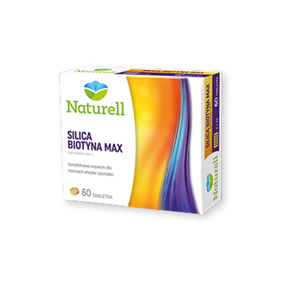 Naturell Silica Biotyna Max, tabletki, 60 szt. - zdjęcie produktu