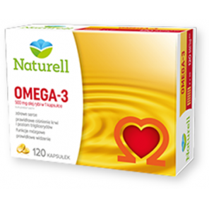 Naturell Omega-3, kapsułki, 120 szt. - zdjęcie produktu