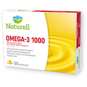 Naturell Omega-3 1000, kapsułki, 60 szt. - zdjęcie produktu