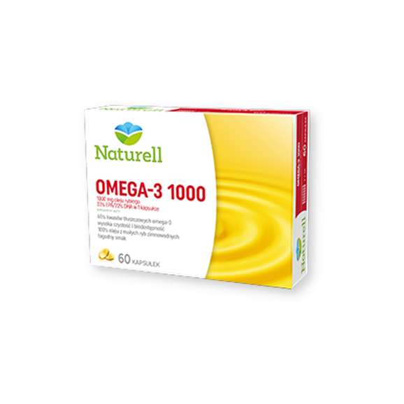 Naturell Omega-3 1000, kapsułki, 60 szt. - zdjęcie produktu