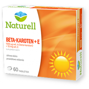 Naturell Beta-Karoten + E, tabletki, 60 szt. - zdjęcie produktu
