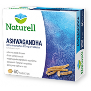 Naturell Ashwagandha, tabletki, 60 szt. - zdjęcie produktu