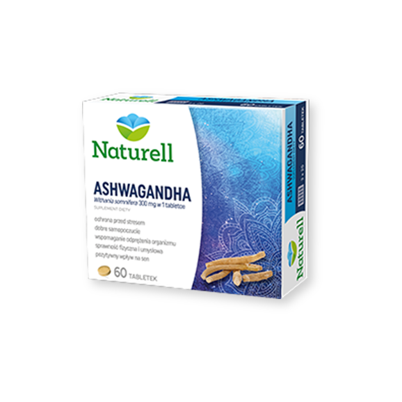 Naturell Ashwagandha, tabletki, 60 szt. - zdjęcie produktu