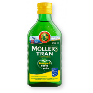 Mollers Tran Norweski, aromat cytrynowy, 250 ml - zdjęcie produktu
