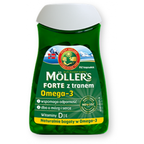 Mollers Forte z tranem, kapsułki, 112 szt. - zdjęcie produktu