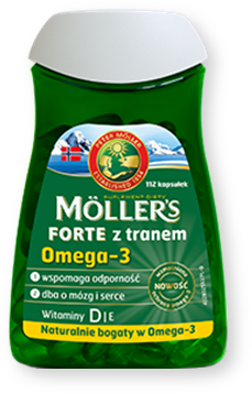 Mollers Forte z tranem, kapsułki, 112 szt.