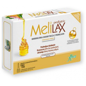 Melilax Pediatric, mikrowlewka doodbytnicza, 6 wlewek - zdjęcie produktu