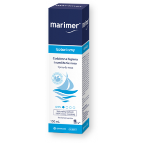 Marimer, spray oczyszczający, woda morska do nosa, roztwór izotoniczny, 100 ml - zdjęcie produktu