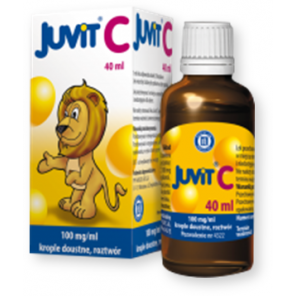 Juvit C, 100 mg/ml, krople doustne, 40 ml - zdjęcie produktu