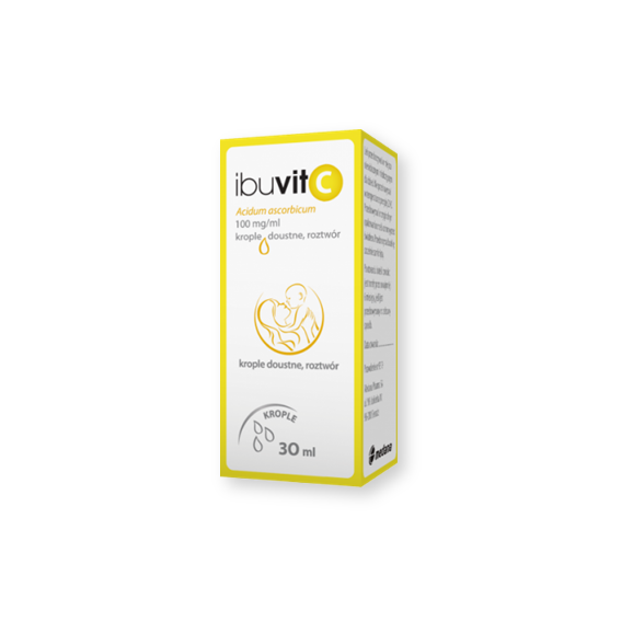 Ibuvit C, 100 mg/ml, krople doustne, 30 ml - zdjęcie produktu