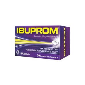 Ibuprom, 200 mg, tabletki powlekane, 50 szt. - zdjęcie produktu
