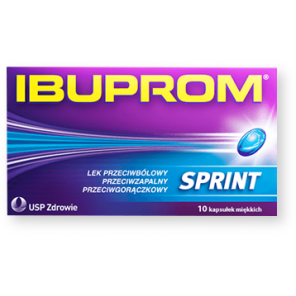 Ibuprom Sprint Caps, 200 mg, kapsułki miękkie, 10 szt. - zdjęcie produktu