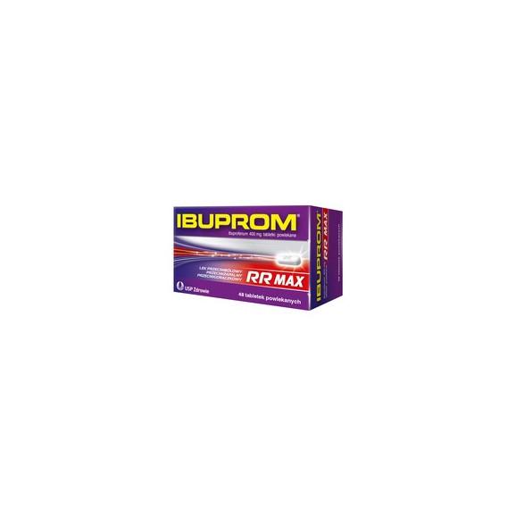 Ibuprom RR, 400 mg, tabletki powlekane, 48 szt. (butelka) - zdjęcie produktu
