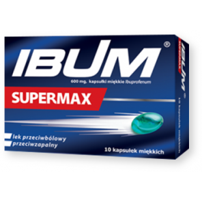 Ibum Supermax, 600 mg, kapsułki miękkie, 10 szt. - zdjęcie produktu