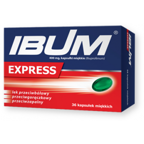 Ibum Express, 400 mg, kapsułki miękkie, 36 szt. - zdjęcie produktu