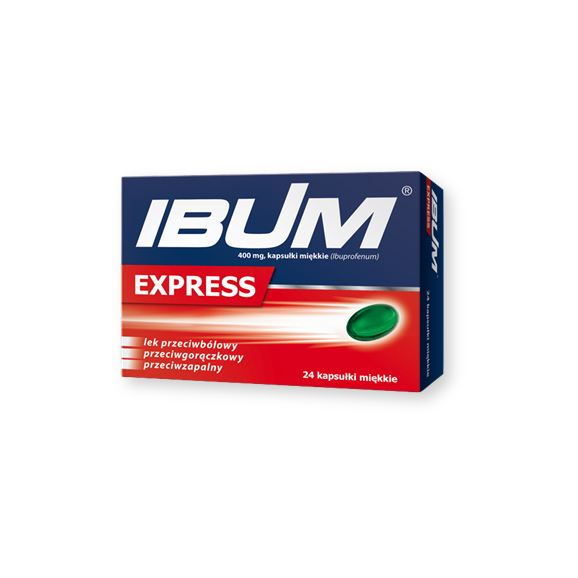 Ibum Express, 400 mg, kapsułki miękkie, 24 szt. - zdjęcie produktu