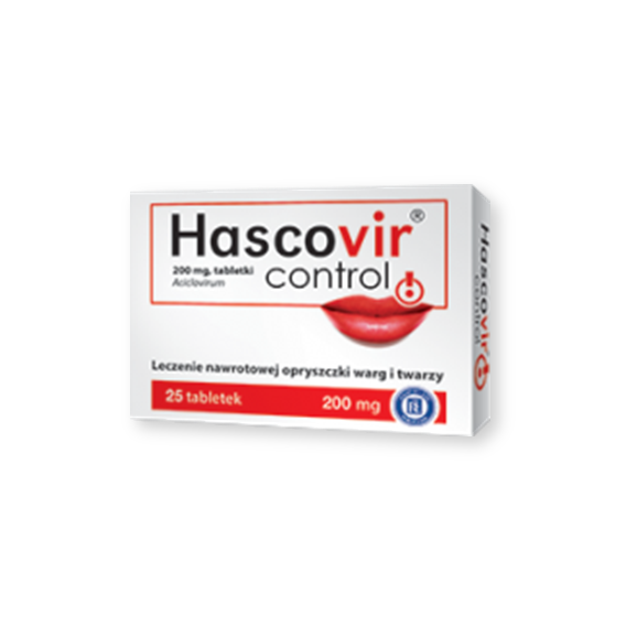 Hascovir Control, 200 mg, tabletki, 25 szt. - zdjęcie produktu