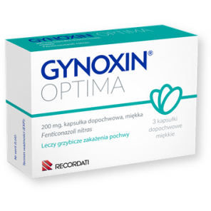 Gynoxin Optima, 200 mg, kapsułki dopochwowe, miękkie, 3 szt. - zdjęcie produktu