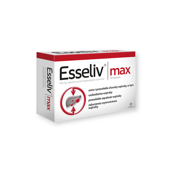 Esseliv Max, 450 mg, kapsułki twarde, 30 szt. - zdjęcie produktu