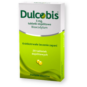 Dulcobis, 5 mg, tabletki dojelitowe, 20 szt. - zdjęcie produktu