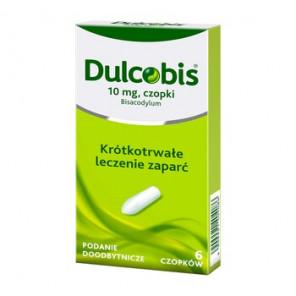Dulcobis, 10 mg, czopki, 6 szt. - zdjęcie produktu