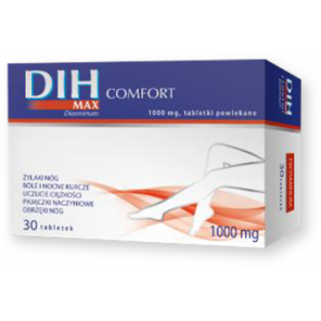 DIH Max Comfort, 1000 mg, tabletki powlekane, 30 szt. - zdjęcie produktu