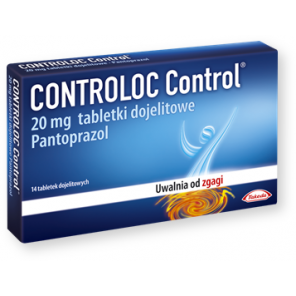 Controloc Control, 20 mg, tabletki dojelitowe, 14 szt. - zdjęcie produktu