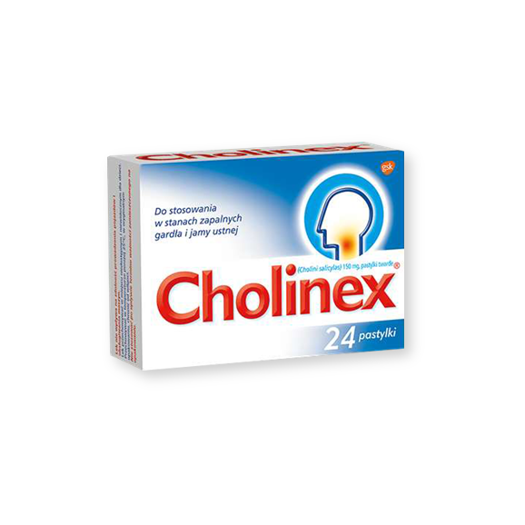 Cholinex, 150 mg, pastylki do ssania, 24 szt. - zdjęcie produktu
