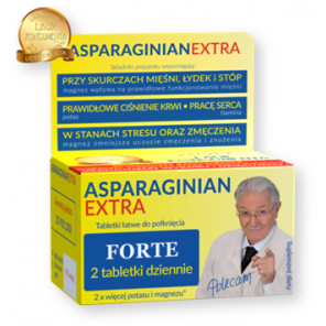 Asparaginian Extra Uniphar Magnez Potas, tabletki, 50 szt. - zdjęcie produktu