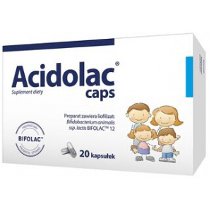 Acidolac caps, kapsułki, 20 szt. - zdjęcie produktu