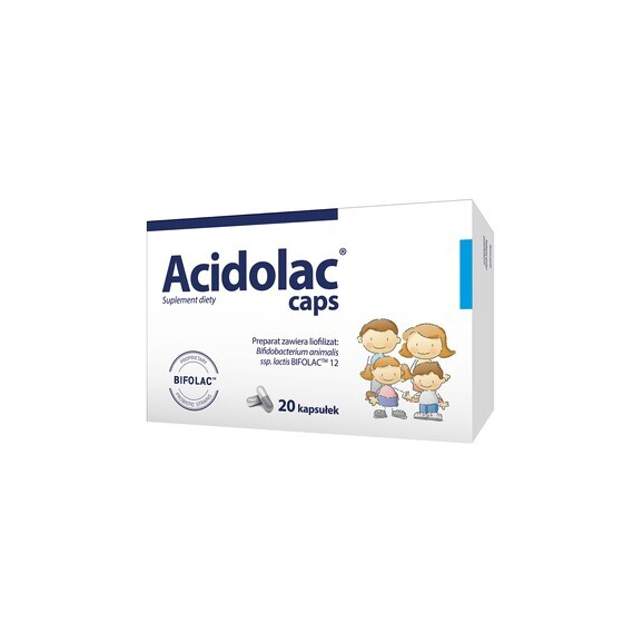 Acidolac caps, kapsułki, 20 szt. - zdjęcie produktu