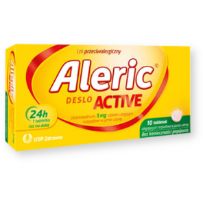 Aleric Deslo Active, 5 mg, tabletki ulegające rozpadowi w jamie ustnej, 10 szt. - zdjęcie produktu