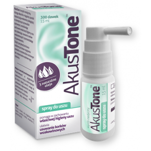 Akustone, spray do uszu, 15 ml (300 dawek) - zdjęcie produktu