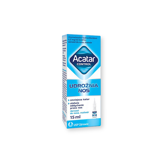 Acatar Control 0,5 mg/ ml, aerozol do nosa, roztwór, 15 ml - zdjęcie produktu
