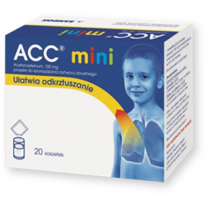 ACC Mini 100 mg, tabletki musujące, 20 szt. - zdjęcie produktu