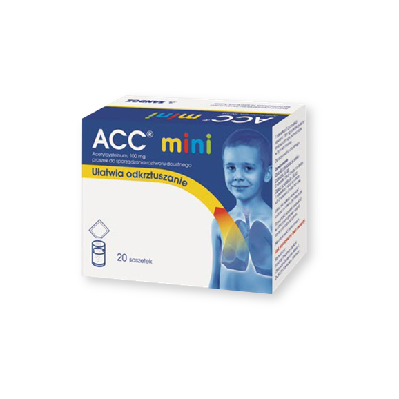 ACC Mini 100 mg, tabletki musujące, 20 szt. - zdjęcie produktu