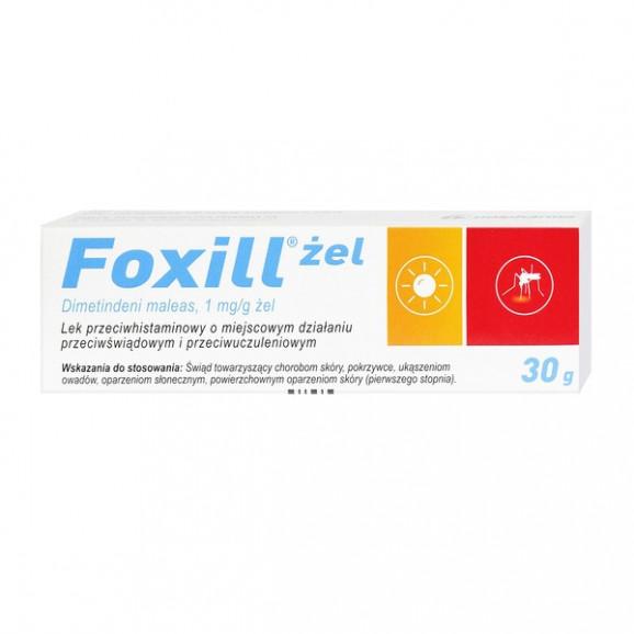 Foxill, 1 mg/g, żel, 30 g - zdjęcie produktu