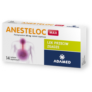 Anesteloc Max, 20 mg, tabletki dojelitowe, 14 szt. - zdjęcie produktu