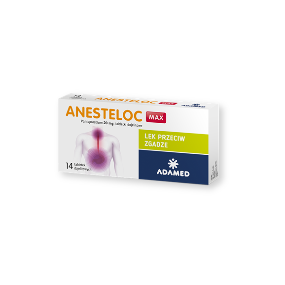 Anesteloc Max, 20 mg, tabletki dojelitowe, 14 szt. - zdjęcie produktu