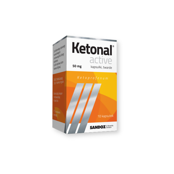 Ketonal Active, 50 mg, kapsułki twarde, 10 szt. - zdjęcie produktu