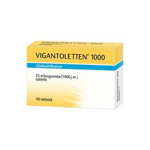 Vigantoletten 1000, 1000 j.m., tabletki, 90 szt. - zdjęcie produktu