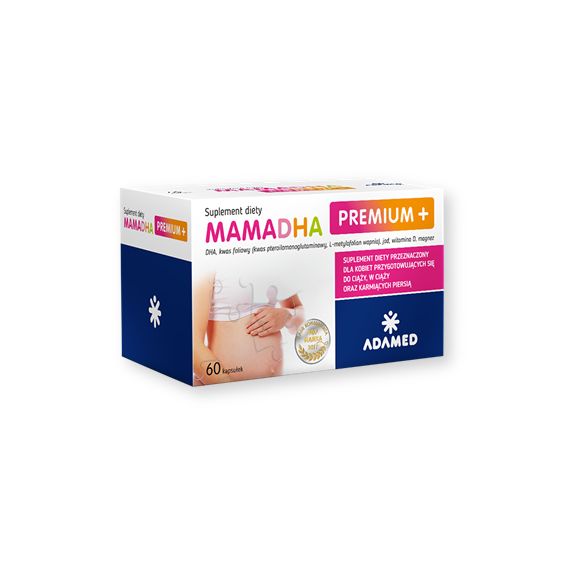 MamaDHA Premium+, kapsułki, 60 szt. - zdjęcie produktu