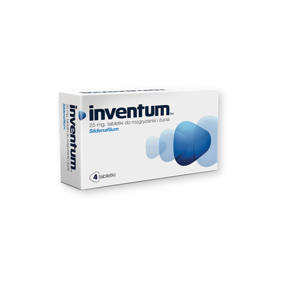 Inventum, 25 mg, tabletki do rozgryzania, żucia, 4 szt. - zdjęcie produktu