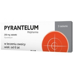 Pyrantelum Polpharma, 250 mg, tabletki, 3 szt. - zdjęcie produktu