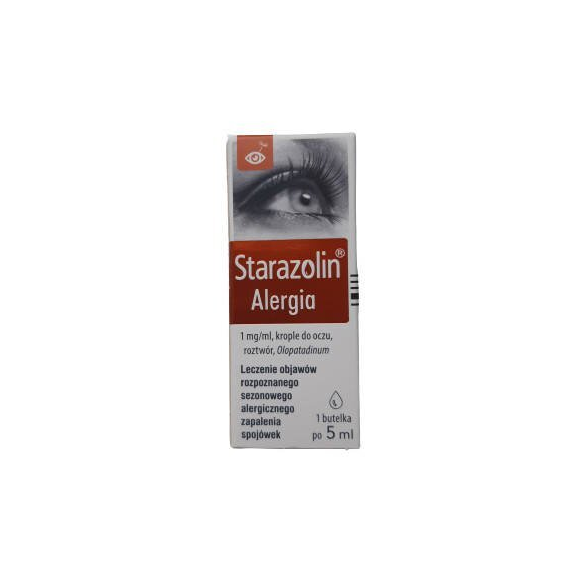 Starazolin Alergia, krople do oczu, roztwór, 5 ml - zdjęcie produktu