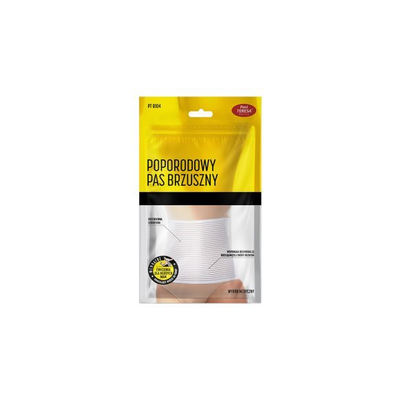 Pani Teresa, pas brzuszny, poporodowy PT 0104, biały, rozmiar XL, 1 szt. Pani Teresa, pas brzuszny, poporodowy PT 0104, biały, rozmiar XL, 1 szt. - zdjęcie produktu