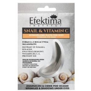 Efektima Snail&Vitamin C, hydrożelowe płatki pod oczy, 2 sztuki - zdjęcie produktu