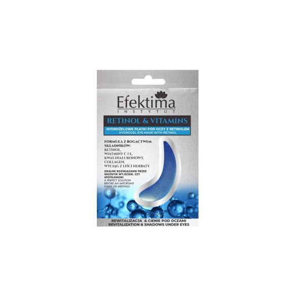 Płatki hydrożelowe Efectima Retinol & Vitamins, 1 szt. - zdjęcie produktu