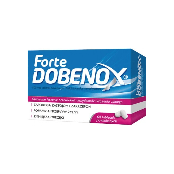 Dobenox Forte, 500 mg, tabletki powlekane, 60 szt. - zdjęcie produktu